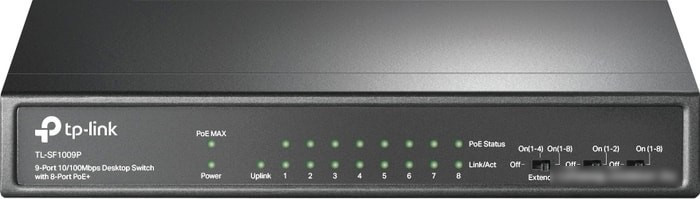 Коммутатор TP-Link TL-SF1009P - фото 1 - id-p213226679