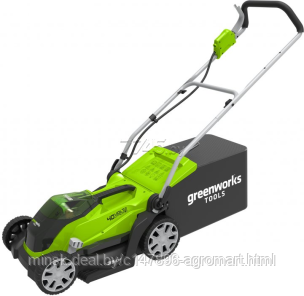 Газонокосилка аккумуляторная GREENWORKS G40LM35K2Х (2501907) - фото 1 - id-p213543002