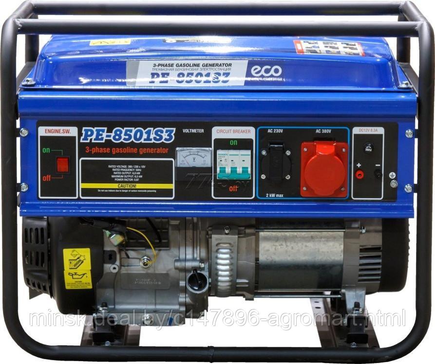 Генератор бензиновый ECO PE-8501S3 - фото 4 - id-p213543007