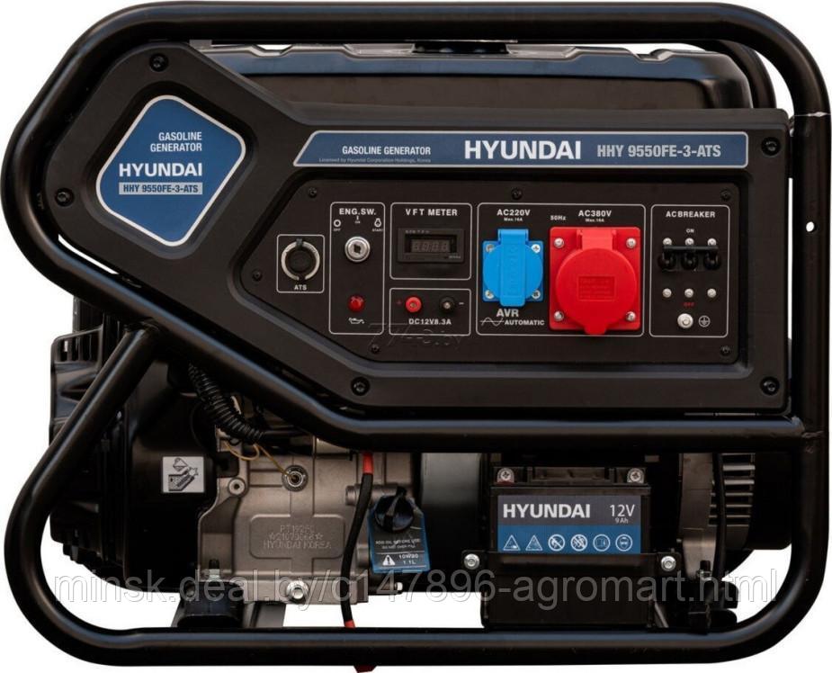 Генератор бензиновый HYUNDAI HHY9550FE-3-ATS - фото 6 - id-p213543035