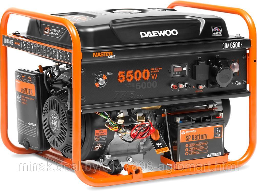 Генератор бензиновый DAEWOO POWER GDA 6500E - фото 2 - id-p213543060