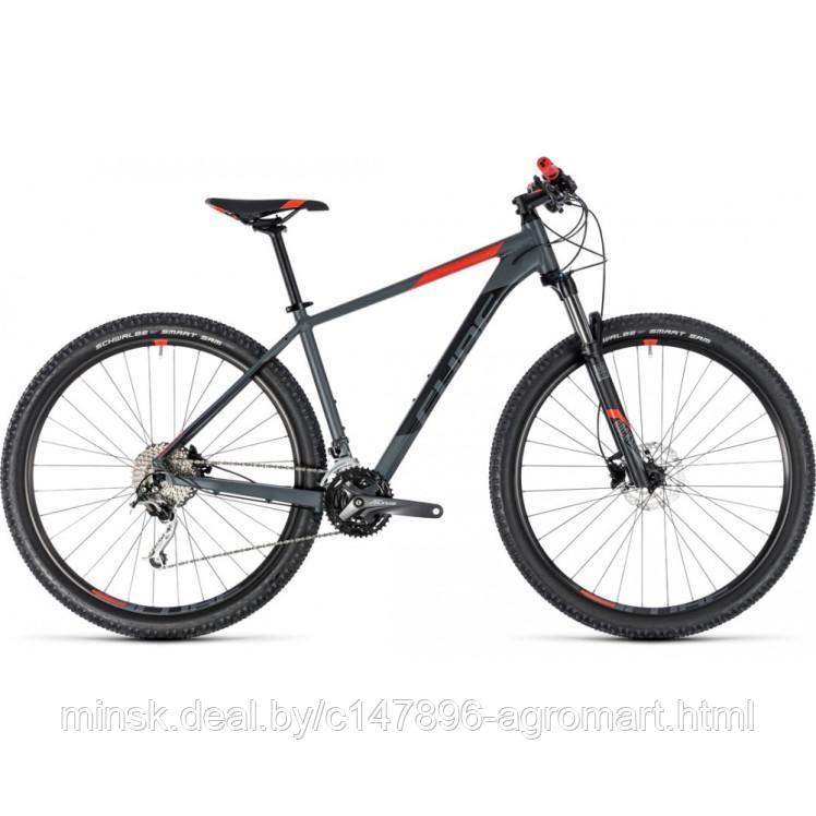 Горный велосипед (хардтейл) Велосипед Cube Analog 27.5" серый, 2018г, р-р 14" - фото 1 - id-p213542217