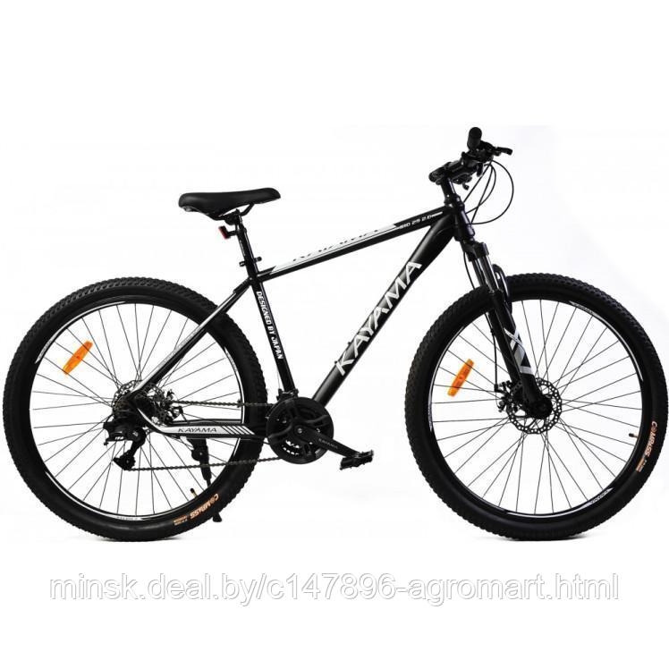 Горный велосипед (хардтейл) Велосипед KAYAMA RIO 29 2.0 BLACK/WHITE - фото 1 - id-p213542427