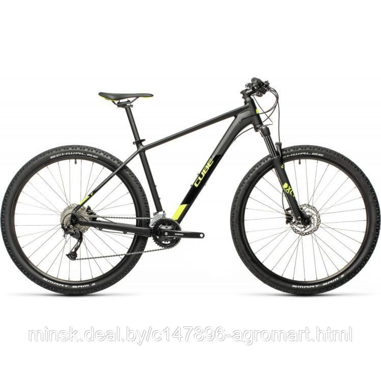 Горный велосипед (хардтейл) Велосипед Cube Aim EX black?n?flashyellow 21" / 29 / XL - фото 1 - id-p213542436