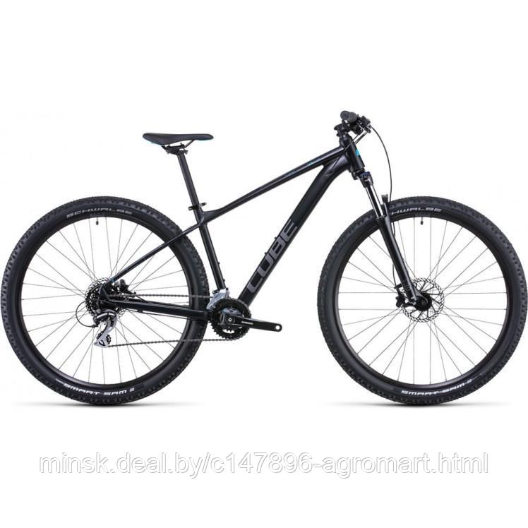 Горный велосипед (хардтейл) Велосипед Cube Aim Race black?n?azure 22" / 29 / XL - фото 2 - id-p213542439