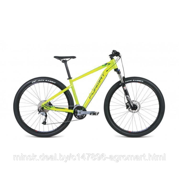 Горный велосипед (хардтейл) Велосипед FORMAT 1411 29 (29" . рост М) 2019 желтый - фото 1 - id-p213542449