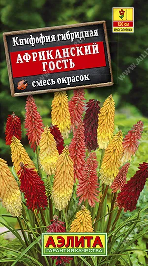 Книфофия Африканский гость смесь 0,1г Аэлита - фото 1 - id-p186633348