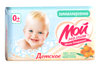 Крем - мыло туалетное твердое с облепиховым маслом Мой Малыш, 100 г