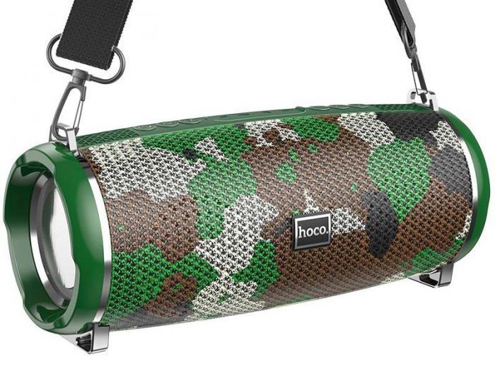 Портативная беспроводная мини-колонка Hoco HC2 Xpress Green Camouflage блютуз для телефона велосипеда улицы