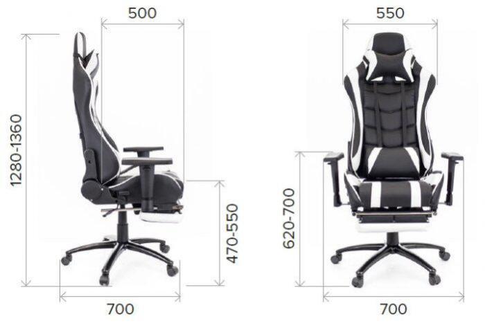 Компьютерное кресло для дома с подставкой для ног EVERPROF LOTUS S1 белый - фото 4 - id-p213389813