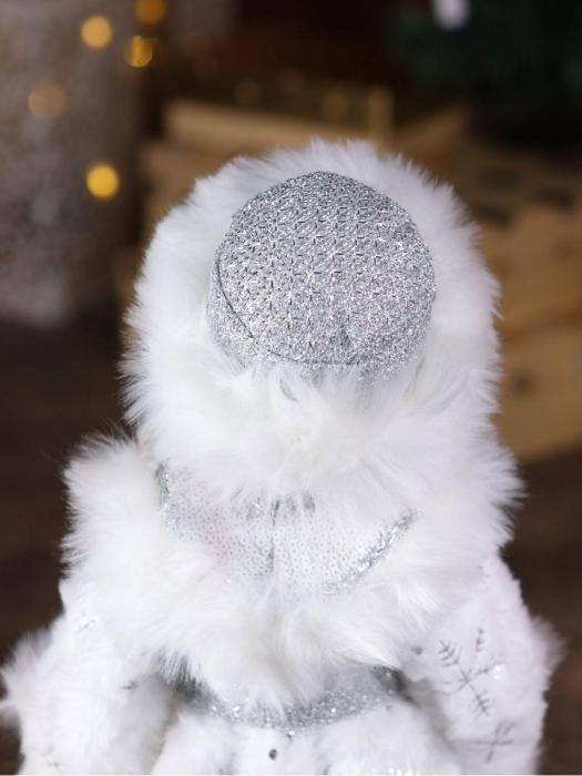 Музыкальная игрушка Снегурочка поющая под елку новогодняя кукла фигурка 40 см фигура декоративная - фото 9 - id-p213464539