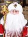 Музыкальный Дед мороз поющий игрушечный Санта Клаус фигурка под елку 30 см новогодняя фигура игрушка, фото 5