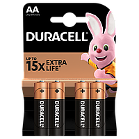 Элемент питания DURACELL АА/LR6 Alkaline 1,5V BL.4