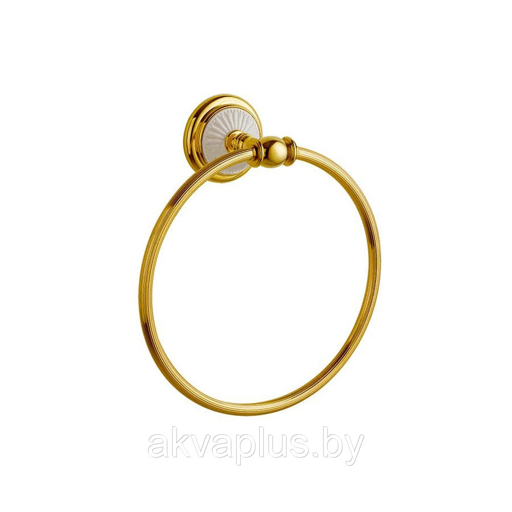 BOHEME Palazzo Держатель для полотенца кольцо золото + керамика 10105 - фото 1 - id-p181600103