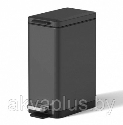 Ведро мусорное прямоугольное 10 л с микролифтом графит Java S-887-10Q