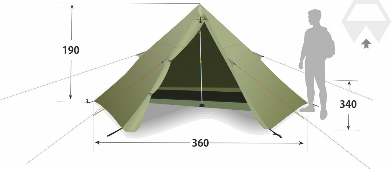 Летняя палатка Лотос Пирамида - 2 (2022) - фото 2 - id-p186864728