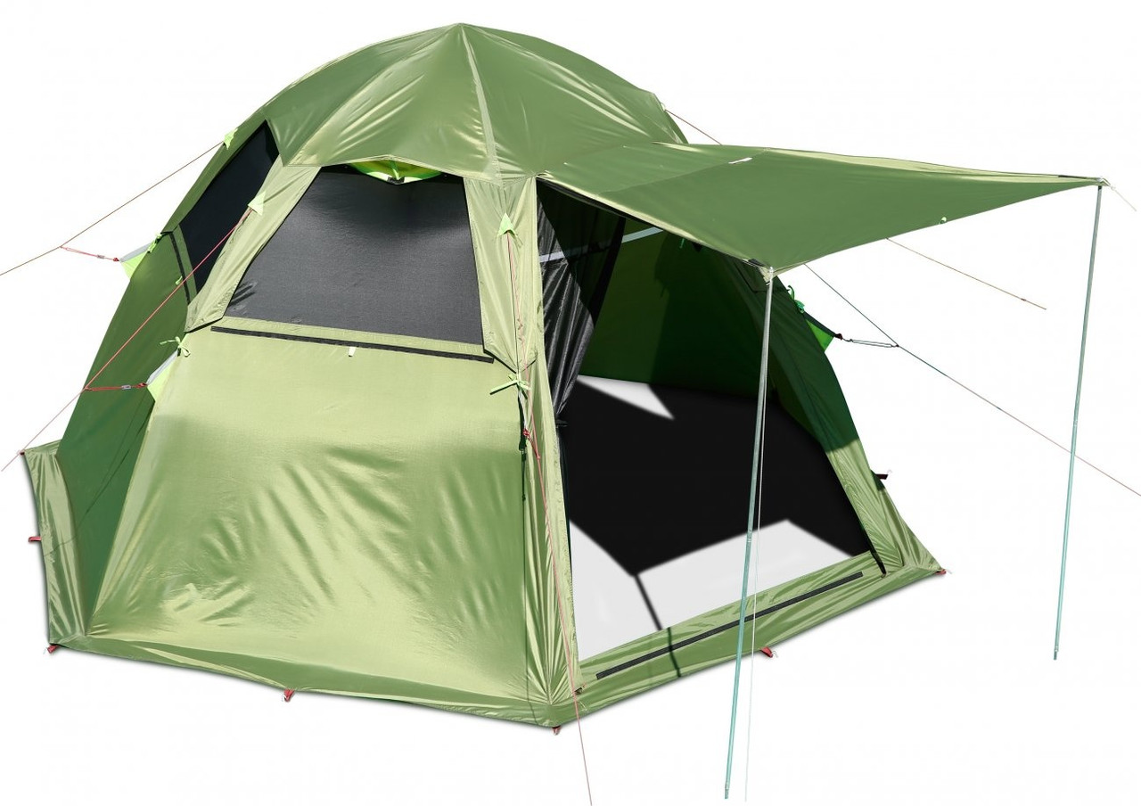 Летняя палатка-шатёр Лотос 5 Мансарда (2022) - фото 3 - id-p186864730