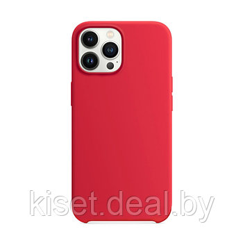 Бампер Silicone Case для iPhone 13 Pro красный