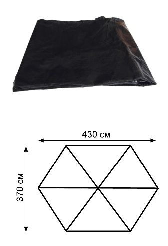 Съемный пол для шатра TRAMP Mosquito 4.3х3.7 м (V2) - фото 1 - id-p207288587