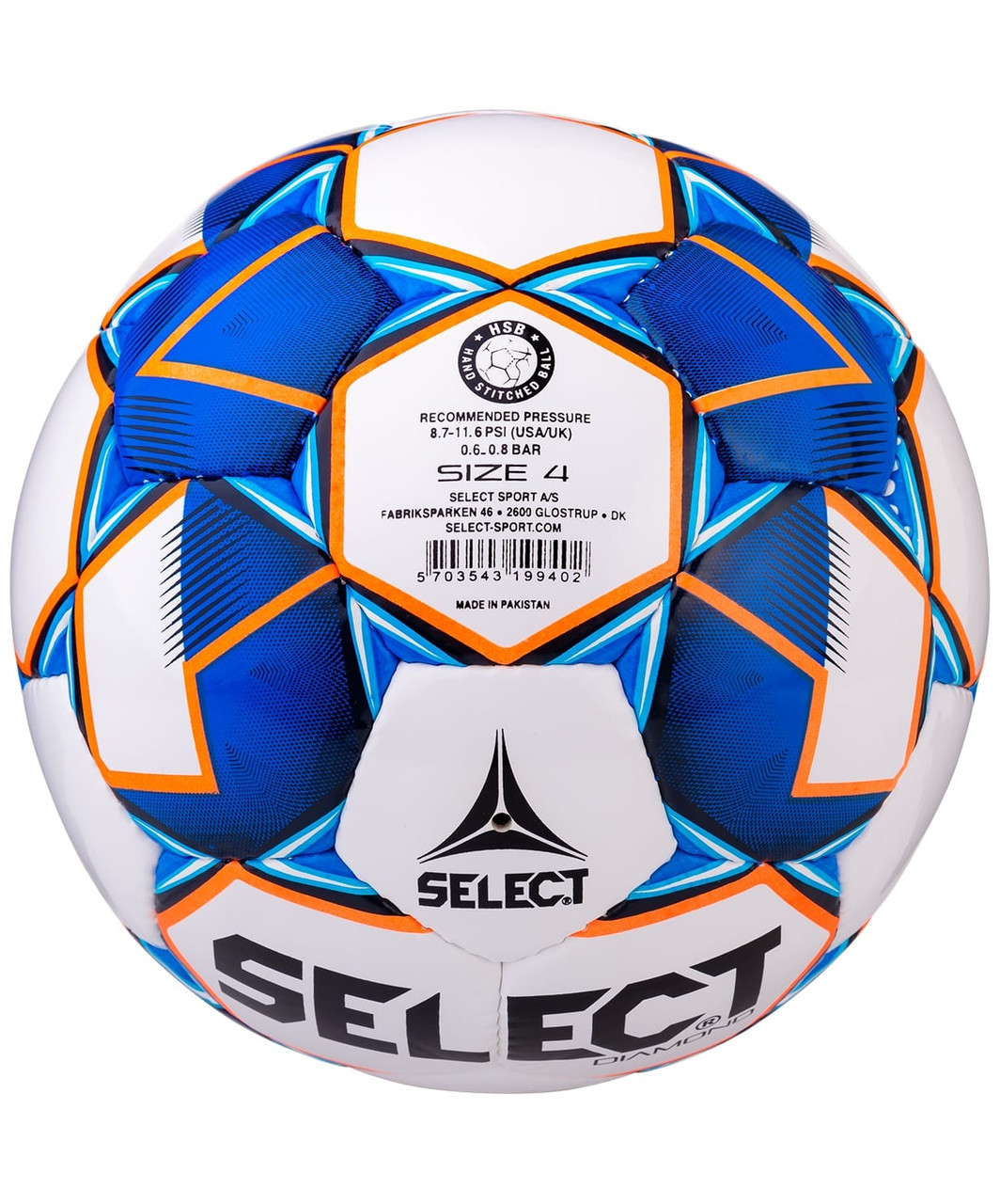 Мяч футбольный Select Diamond размер 4 - фото 2 - id-p198562817