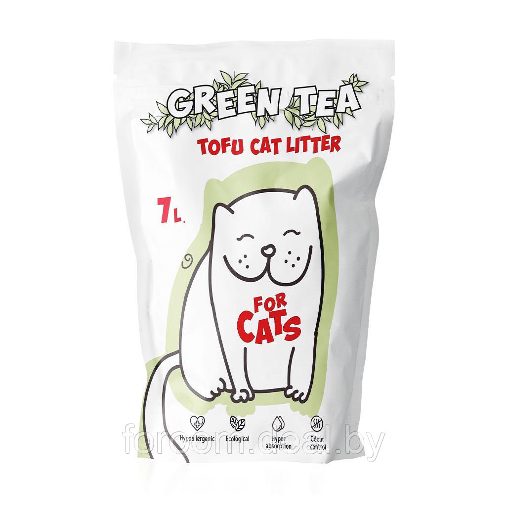 Наполнитель FOR CATS Tofu Natural комкующийся с ароматом зеленого чая, 7л PFA403 - фото 6 - id-p213549254