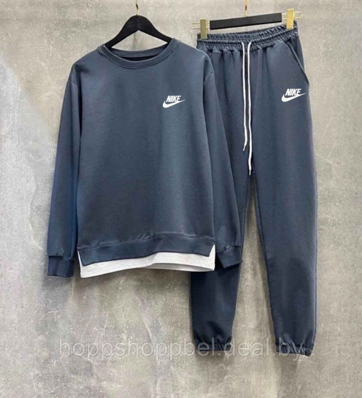 Костюм спортивный Nike штаны и байка / хлопковые. Размеры: 46.48,50,52,54,56 - фото 1 - id-p213551164