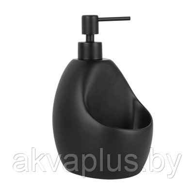 Дозатор для жидкого мыла с емкостью для губки Wasserkraft K-8099Black - фото 1 - id-p197723344