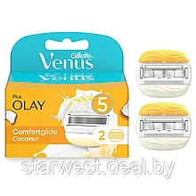 Gillette Venus Olay Comfortglide 2 шт. Женские сменные кассеты / лезвия для бритья