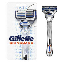 Gillette Skinguard Sensitive с 1 кассетой Бритва / Станок для бритья мужской