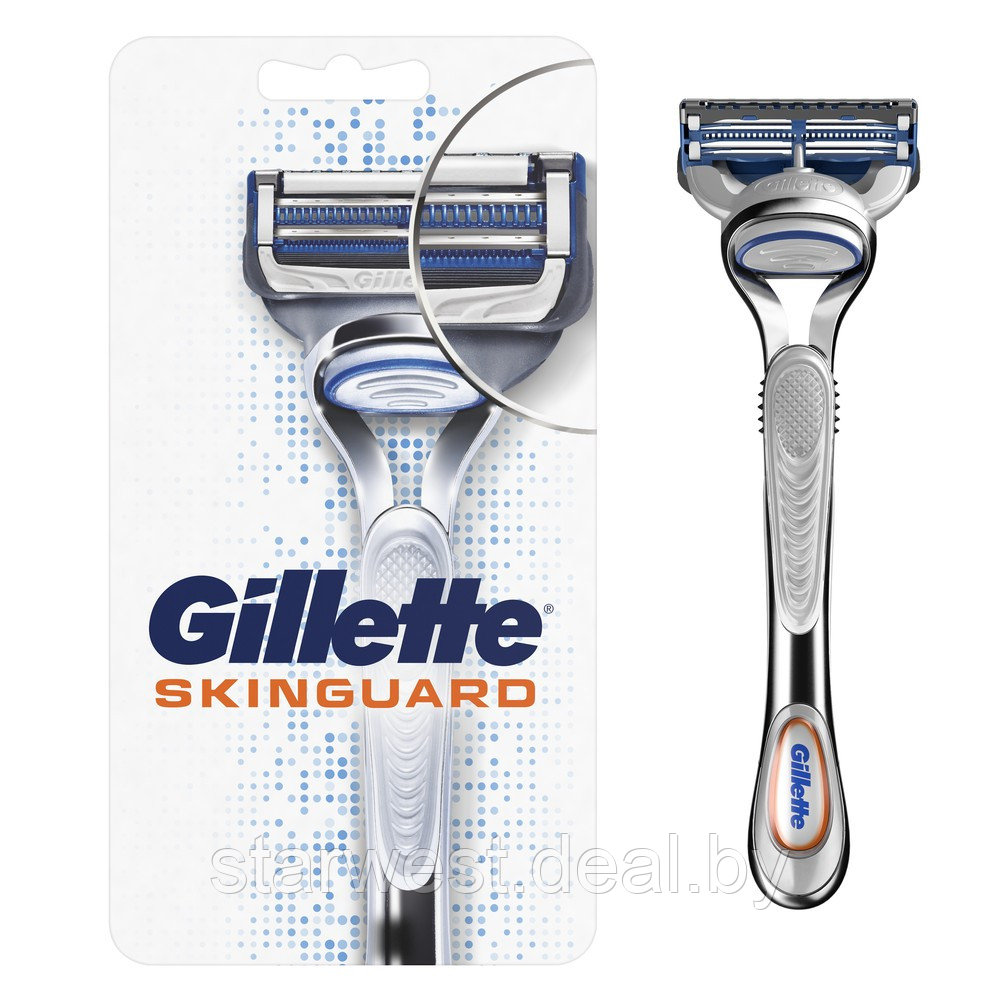 Gillette Skinguard Sensitive с 1 кассетой Бритва / Станок для бритья мужской - фото 1 - id-p133699180