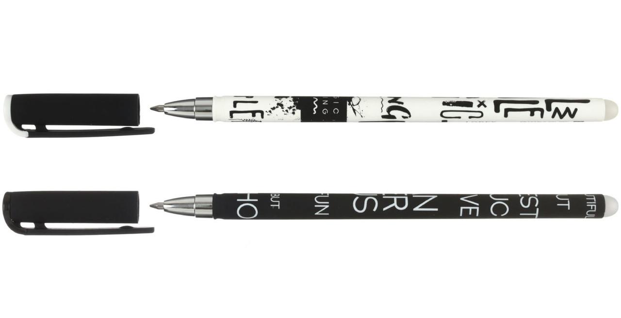 Ручка гелевая Lorex Slim Soft «Пиши-стирай» Grunge 4ever, корпус ассорти, стержень синий - фото 2 - id-p213551916
