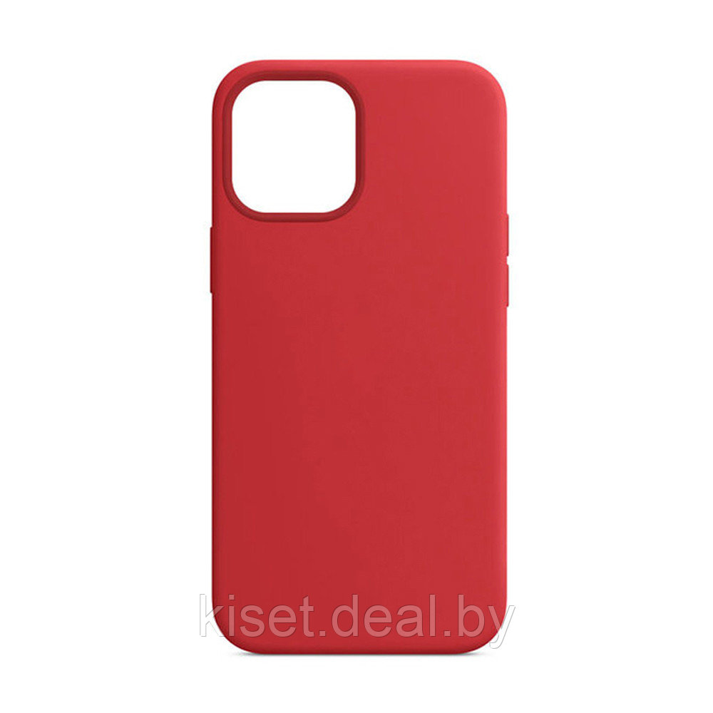Бампер Silicone Case для iPhone 13 красный - фото 2 - id-p189964920