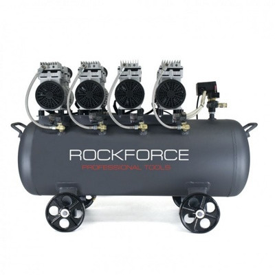 Rock FORCE RF-265-100 Компрессор поршневой безмасляный с прямым приводом (220В,3.0кВт,1450об/мин,ресивер 100л,