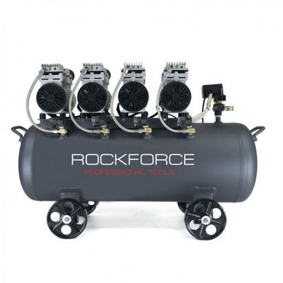 Rock FORCE RF-265-100 Компрессор поршневой безмасляный с прямым приводом (220В,3.0кВт,1450об/мин,ресивер 100л, - фото 1 - id-p213552258