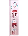 Детское игрушечное трюмо для девочки, игровой набор туалетный столик со стульчиком, детское трюмо 678-2A сф, фото 4