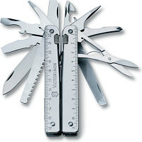 Мультитул Victorinox SwissTool 3.0327.L 115мм 27 функций в кожаном чехле