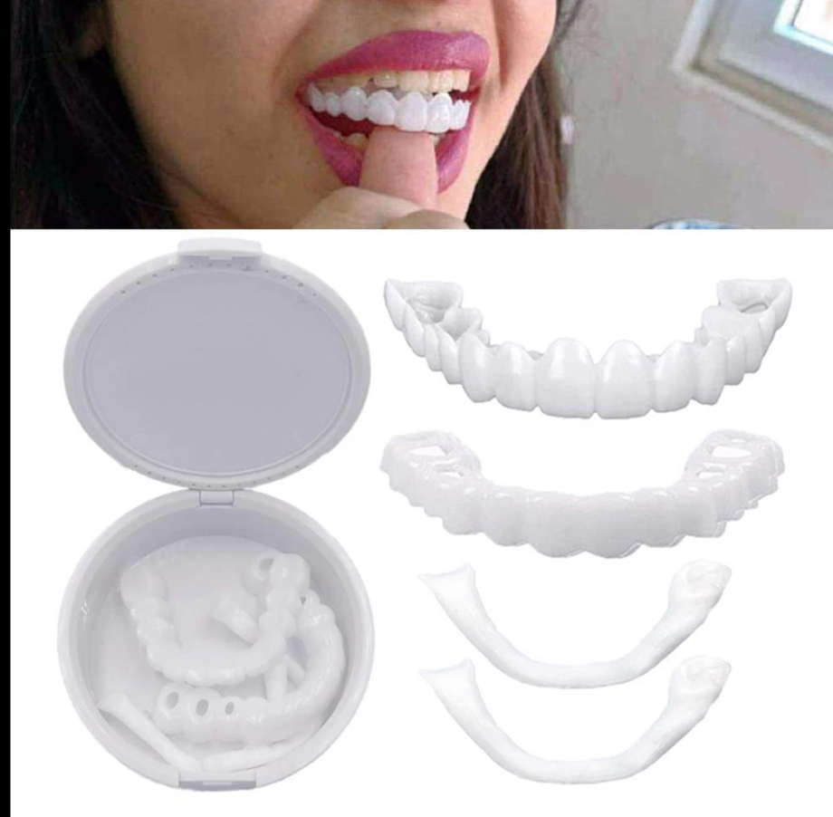 Накладные виниры для зубов Crystal Veneers верх+низ .Улучшенное качество! - фото 4 - id-p213552954