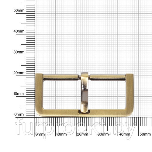 Пряжка ВО 092 40мм антик полир