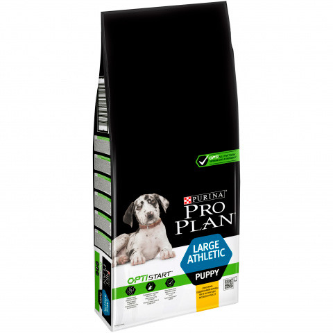 Pro Plan Puppy Large Athletic (Курица), 12 кг - фото 1 - id-p213564756