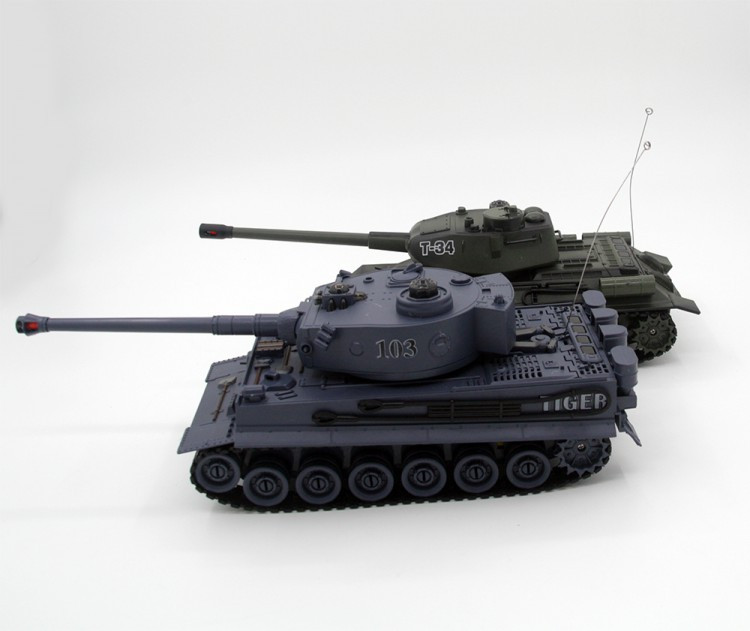 Радиоуправляемый танковый бой T34 и Tiger 1:28 - 99824 - фото 5 - id-p213564956
