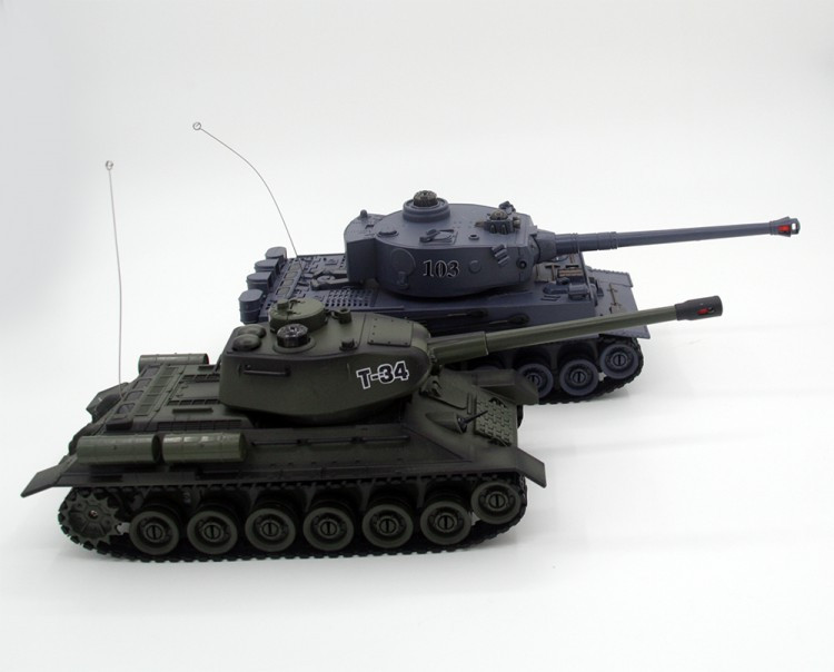 Радиоуправляемый танковый бой T34 и Tiger 1:28 - 99824 - фото 6 - id-p213564956