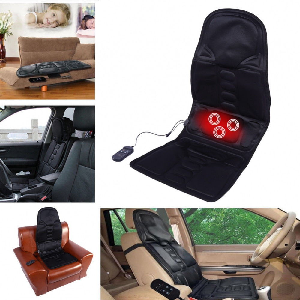 NEW Массажный авто чехол (массажер) с пультом управления на сидение Massage Seat Topper / Массажная накидка - фото 3 - id-p135033907