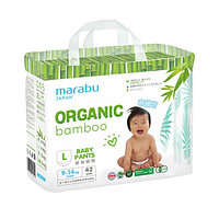 Подгузники-трусики Marabu Organic Japan bamboo L (9-14кг) 42шт