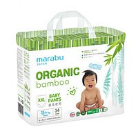 Подгузники-трусики Marabu Organic Japan bamboo (16+ кг) 34шт