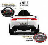 Детский электромобиль RiverToys F333FF (белый) Porsche, фото 3