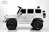 Детский электромобиль RiverToys Mercedes-AMG G63 G222GG (белый), фото 4