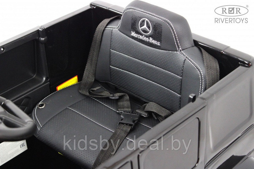 Детский электромобиль RiverToys Mercedes-AMG G63 G222GG (серый глянец) - фото 4 - id-p213378600