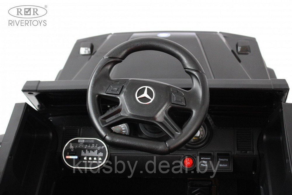 Детский электромобиль RiverToys Mercedes-AMG G63 G222GG (серый глянец) - фото 6 - id-p213378600