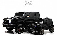 Детский электромобиль RiverToys Mercedes-AMG G63 G222GG (черный глянец)