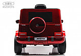 Детский электромобиль RiverToys Mercedes-AMG G63 4WD G333GG (красный глянец) Полноприводный, фото 3